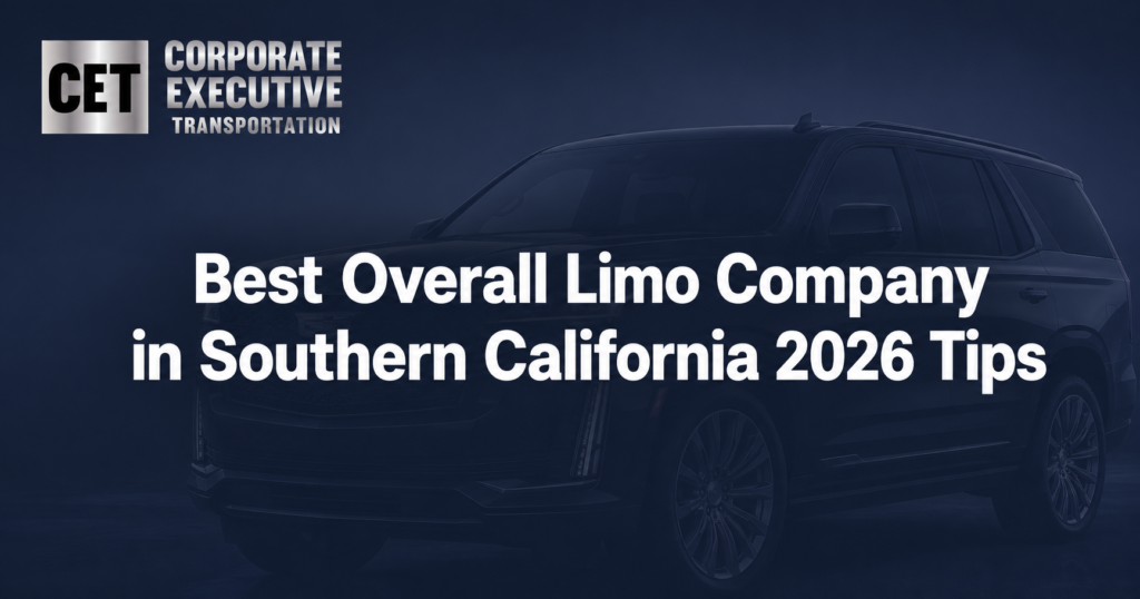 Best Overall Limo Company in Southern California 2026 Tips
