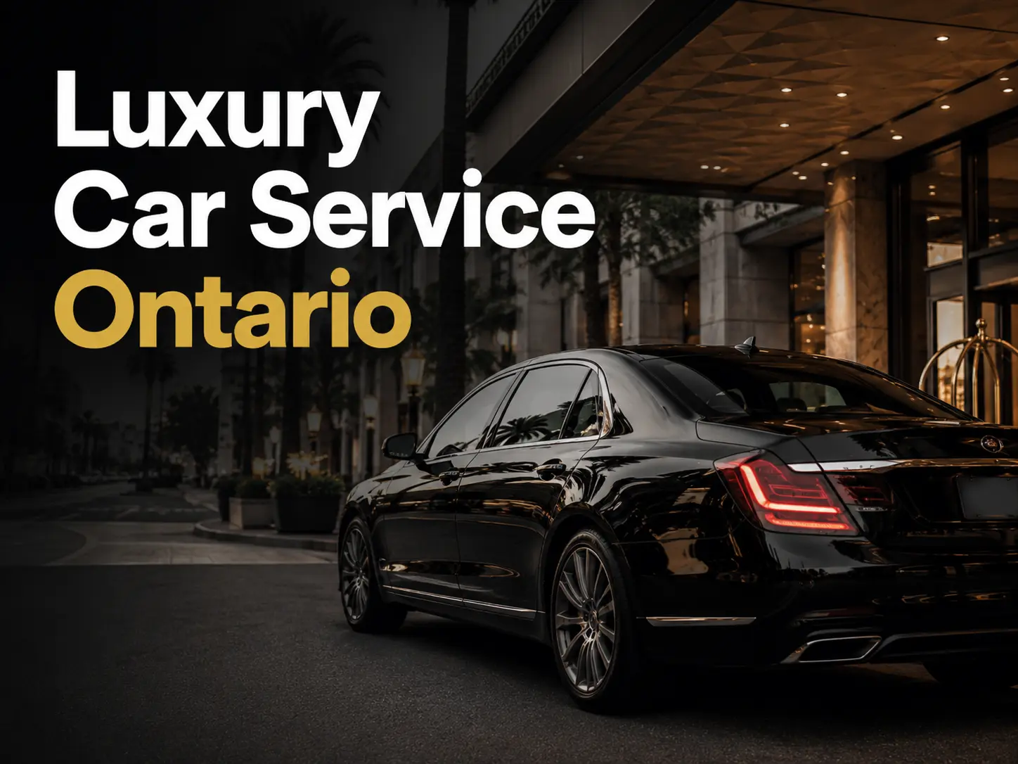 Private car service in Ontario California for airport, business, and scheduled transportation