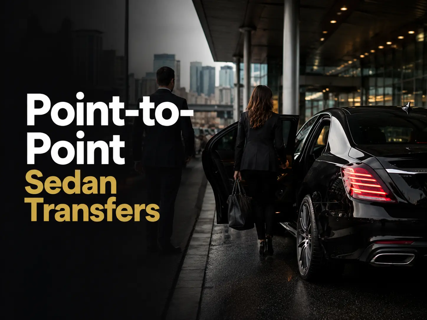 Point-to-point and multi-stop executive sedan transportation between Southern California offices