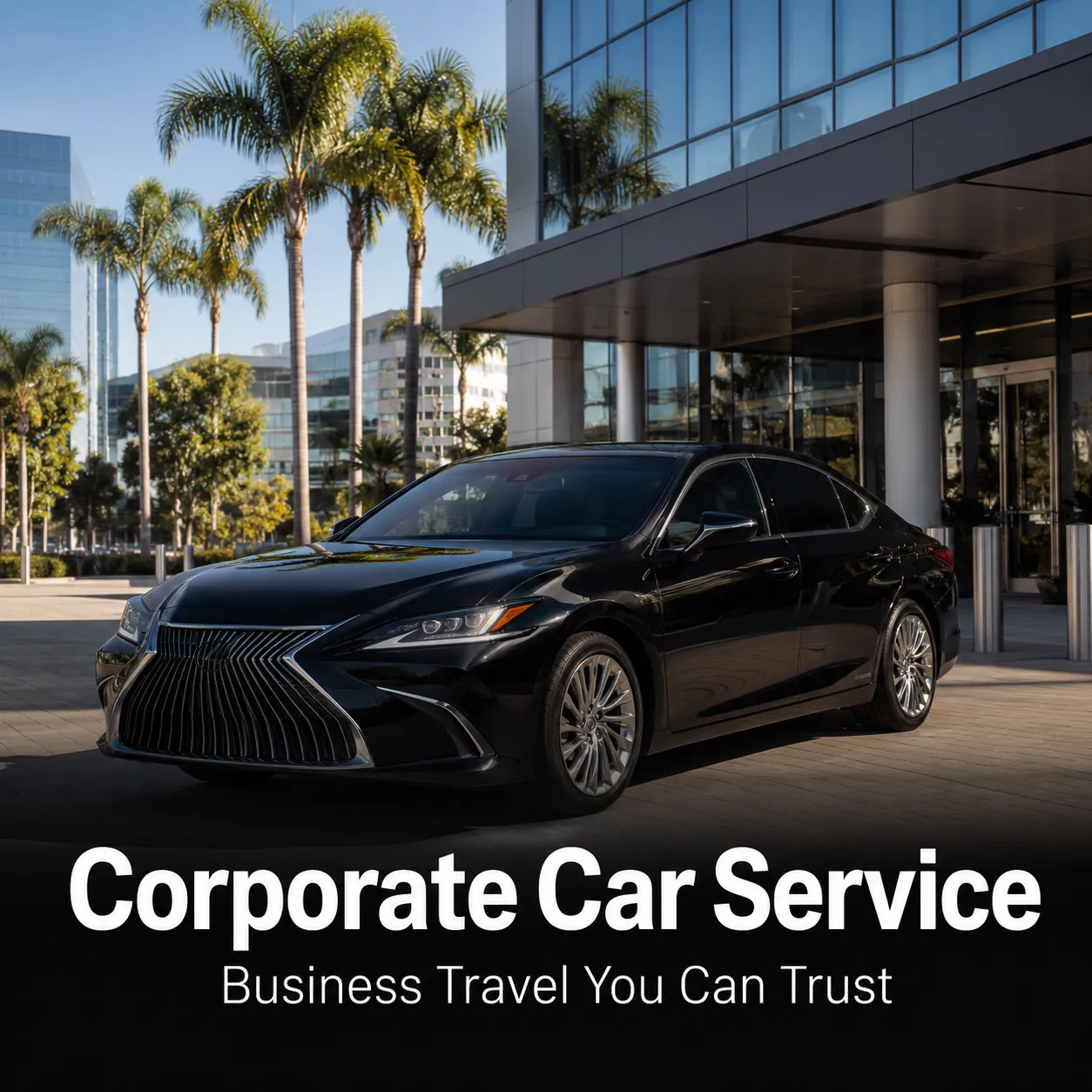 Corporate roadshow transportation in Southern California for executives and business meetings